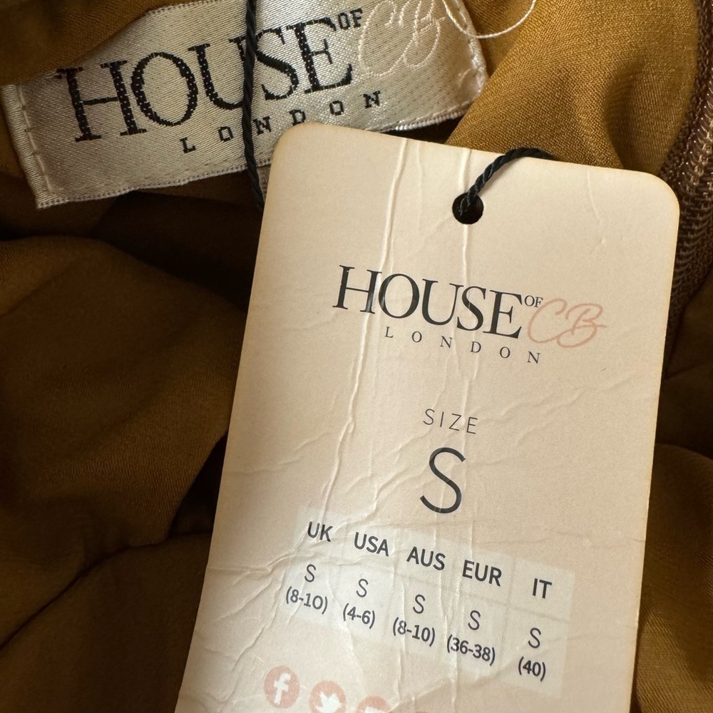 NWT House of CB London Suede Palmira Bustier Dress size Small - Picture 6 of 7